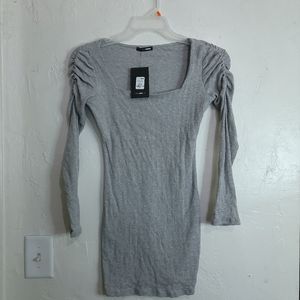 Fashion Nova None For You Sweater Mini Dress